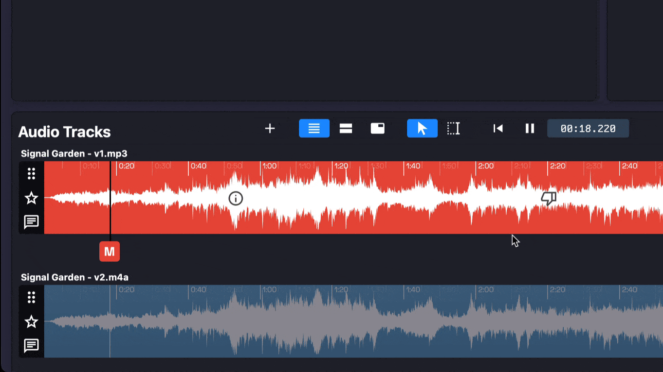 Opusonix - Quick Track Switching.gif